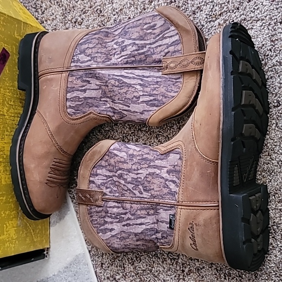 Cabela's Pinedale Camo waterproof Western boot Square toe sz 10.5D - Picture 2 of 12